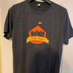 Vintage look t-shirt beer festival